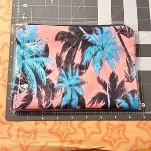 Palm Tree Makeup Bag, NWT